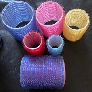 Velcro rollers 31 pcs & foam heatless hair rollers 18 pcs. 50 pcs in total